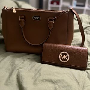 Michaels kors brown with matching wallet